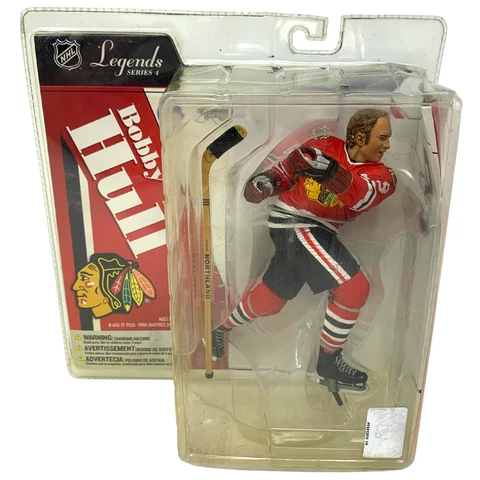 Mcfarlane NHL Bobby Hull Chicago Blackhawks Red Jersey Legends Series 4 Figure Cover