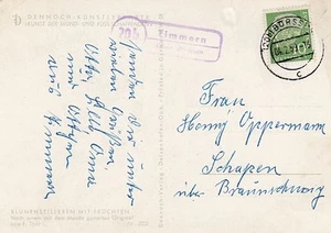 Sello postal terrestre Timmern sobre bolsa 1959 - Imagen 1 de 1