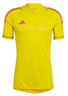 NEW Adidas Boys Soccer Jersey Large L T23 C GK JSY NWT Retail $60 Gold 13/14 Kit - Image 1 of 4