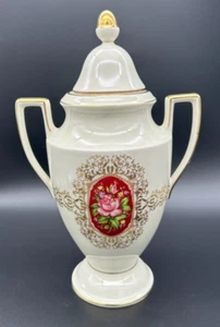 Sehr Schöne Vintage Vase Royal Porzellan Bavaria KM Germany Handarbeit-kl.Defekt - Bild 1 von 24