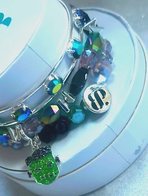 Bomb Party Bracelet Monster Haloween Braclet Crystal Stacks - Image 1 of 4