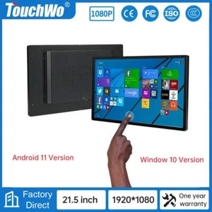 TouchWo 21.5 27 32 Inch Hdmi Touch Screen Pc Touchscreen Monitor Android11/Windo - Photo 1/15