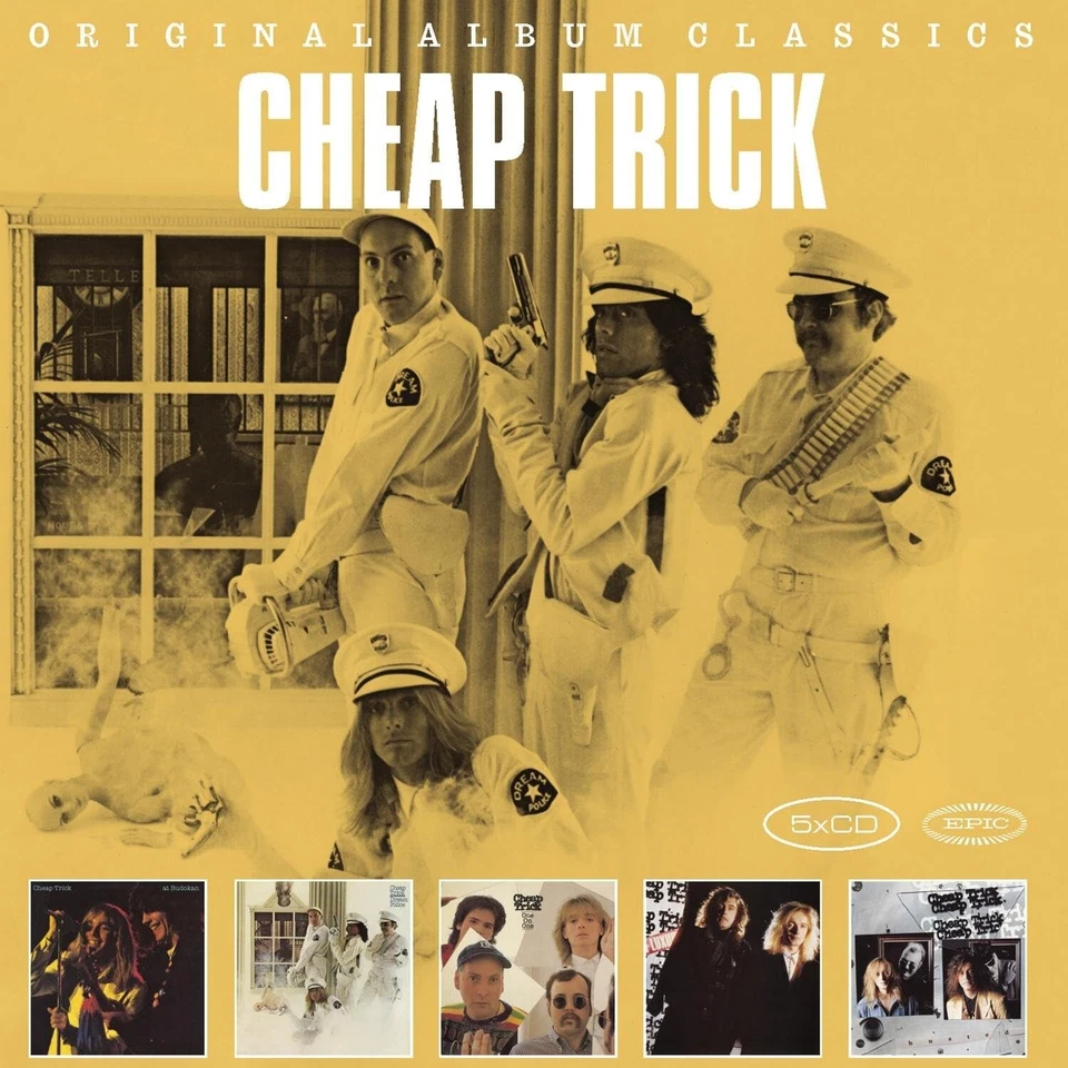 Cheap Trick Original Album Classics 5-CD NEW SEALED At Budokan/Busted/One On One - Image 1 of 4