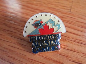 1991 ALL STAR GAME - TORONTO BLUE JAYS 1" Pin CAL RIPKEN JR