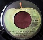 Beatles 45 Baby, You’re a Rich Man 1975 “All Rights” NO RIDGES, Jacksonville NM!