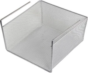 Papelera de almacenamiento para el hogar YBM, cesta debajo del estante, plateada (1, mediana 5,5x9,5x10) #1614 - Imagen 1 de 5