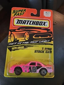 Matchbox Superfast T Bird Stocker Pink # 7 1994 - Picture 1 of 2