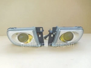 Nissan Silvia S14 200SX Yellow Projector Fog light Lamp Pair GENUINE Left Right - Picture 1 of 11