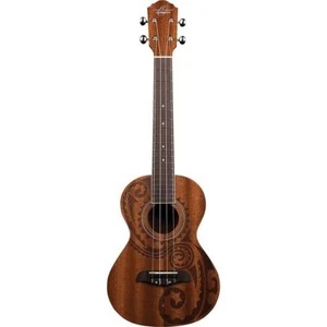 Oscar Schmidt OU2TETAT Tattoo Acoustic Electric Tenor Ukulele, Natural - Picture 1 of 3