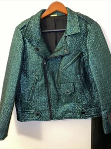 Motorradjacke Rebecca Minkoff grün Größe L - Bild 1 von 9