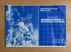 SUPER REAL BASKETBALL - Sega Instruction Manual - Picture 1 of 2