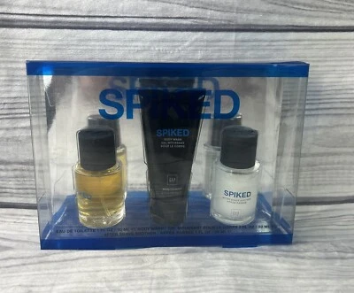 Nuevo de Lote Antiguo Para Hombre Spiked by Gap Set de Regalo Colonia After Shave Body Wash Envíos Raro Foto 1 de 4