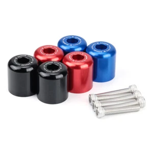 Hand Grip Handlebar Bar End Cap Cover For Suzuki GSXR1000 GSXR 600 750 2006-2022 - Picture 1 of 12