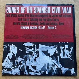 Songs Of The Spanish Civil War, Vol. 2 - FH 5437 - 1962 - Folkways SEALED LP - Bild 1 von 7