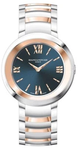 Baume & Mercier Promesse Blue Dial 34mm Two-Tone Quartz Ladies Watch MOA10251 - Picture 1 of 4