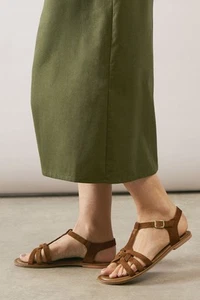 Good For The Sole Tan Sandals Womens Casual Sandals - Picture 1 of 4
