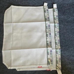 Juego de 2. Bolsas de malla de almacenamiento de viaje. Ligero. Gris. 16”x12” - Imagen 1 de 3