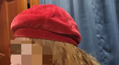 Chapéus femininos/homens vintage década de 1960 Millinery (2) boina francesa MOD/GoGo/Beatnik/artista - Imagem 1 de 4