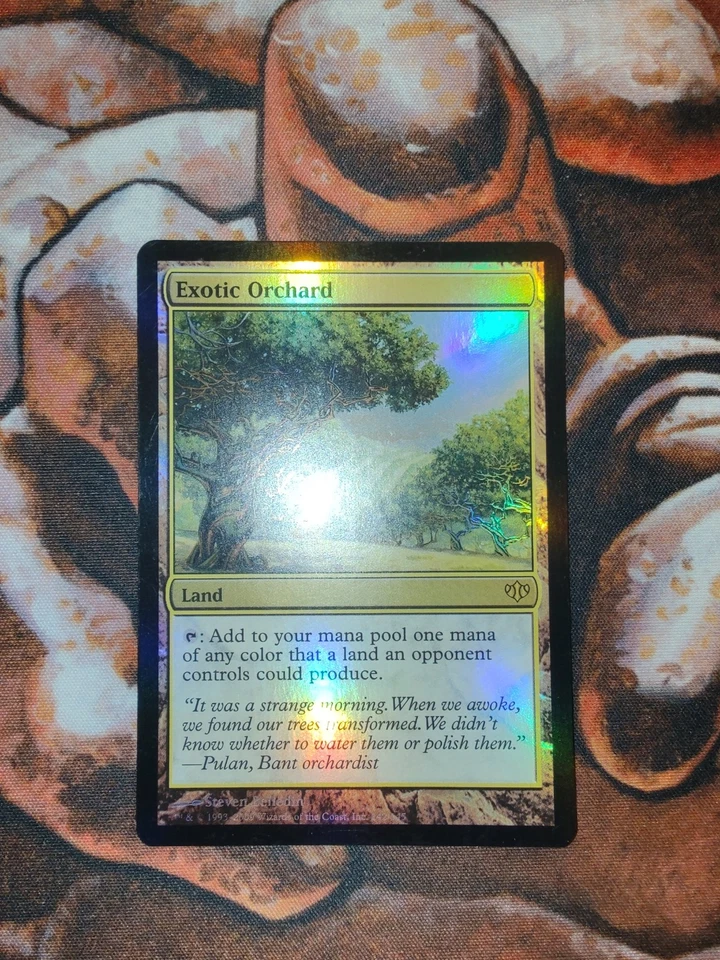 NM FOIL Exotic Orchard Conflux CON MTG Magic the Gathering 1st Edition - Image 1 of 2