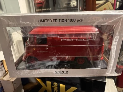 Camión furgoneta de reparto Porsche Norev Mercedes-Benz L319 1/18 nuevo todavía atado RARO Foto 1 de 4
