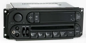 2006 Dodge Caravan Radio AM FM CD Player w Aux Input P05091506AE Slider Ver RBK - Picture 1 of 6