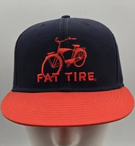 NUEVO Sombrero Fat Tire Snapback Gorra Ala Plana Azul Rojo Nuevo Bélgica Elaboración 100% Algodón - Imagen 1 de 15