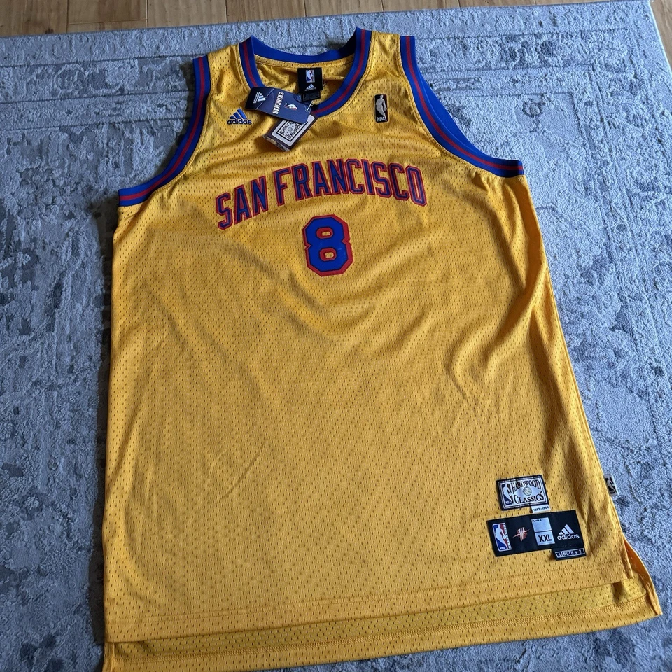 VTG NWT Golden State Warriors MONTA ELLIS Hardwood Classics Adidas Jersey 2XL - Image 1 of 4
