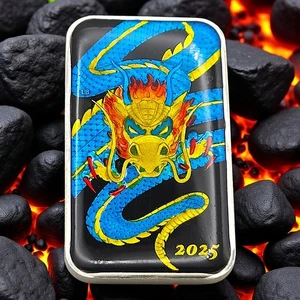 Castronomics - Australian Dragon - 1 oz Hand Enameled .999 Silver Bar - 1 of 5 - Picture 1 of 3
