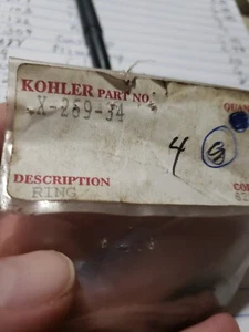 Kohler Part # X-269-34-S RING - Picture 1 of 2