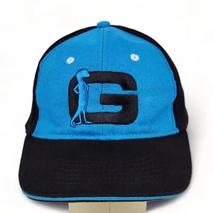 Geico Gecko Hat Blue Black Adjustable Embroidered Cap One Size Cotton - Picture 1 of 8