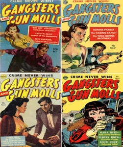 1951 - 1952 Gangsters and Gunmolls Comic Book Package - 4 eBooks on CD - Picture 1 of 3