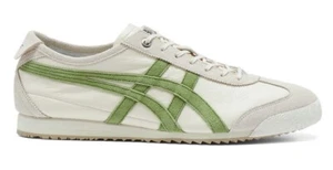 Onitsuka Tiger MEXICO 66 SD Birch x Green Rich Leather Sneaker US Men's 4-14 - Picture 1 of 9