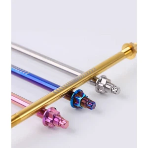 Titanium Bolts Motorcycle Damping Front Wheel Axle Modification M12x L210-L400mm - Picture 1 of 11