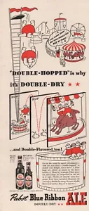 1942 PABST Blue Ribbon Ale Breweriana Beverage Print Ad - Bild 1 von 1