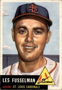 1953 Topps Les Fusselman St. Louis Cardinals #218