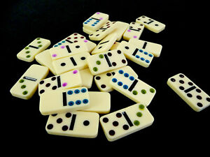Spare parts : Multi-Colour Acrylic Domino Replacement Pieces (size 30mm x 15mm)