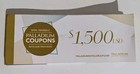 $1500 Palladium Hotels Coupon Book TRS