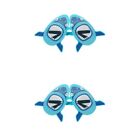 2 Pieces Abs Shark Glasses Pool Party Summerdress Adults Children