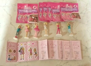 COLLEZICNE COMPLETA 6 MINI BARBIE MATTEL SORPRESE UOVO DI PASQUA DOLFIN 2020 - Foto 1 di 8