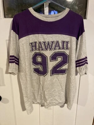 vintage Hawaii 92 jersey style color block ringer t-shirt adult XL Alore - Image 1 of 4