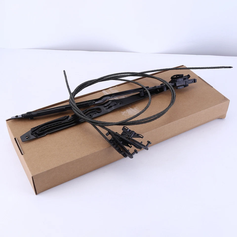 Sunroof Glass Cables Track Assembly Set Black For Ford Expedition 2018 2019-2020 - Image 1 of 4