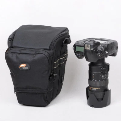 Camera Bag for DSLR + Battery Grip + Telephoto Lens Canon 1DX 5D Nikon D4 D810 - Image 1 of 4