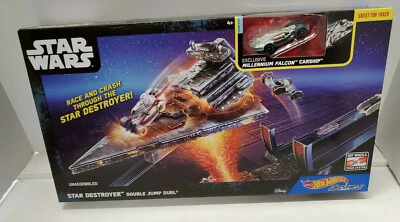 Star Wars/Hot Wheels Star Destroyer Doble Salto Duelo Pista Nuevo en Caja (DPV38) Foto 1 de 4