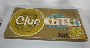 VTG 1969 PARKER BROTHERS CLUE- THE GREAT DETECTIVE GAME WITH HOLLOW LEAD PIPE - Bild 1 von 7