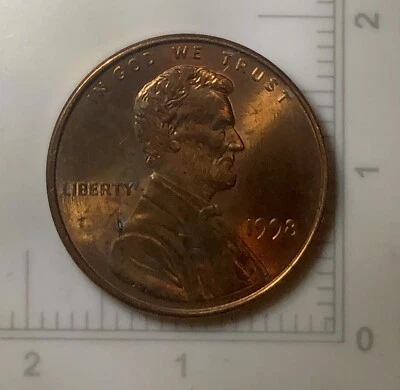 1998 P Lincoln Cent Coin DDO & DDR Error - Image 1 of 4