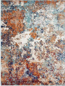 NEW LUXE WEAVERS BEVERLY PAINT SPLATTER MULTI BOHO MODERN ABSTRACT AREA RUG 2X3 - Picture 1 of 18