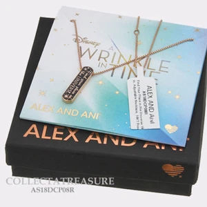 Auténtico Collar Alex and Ani Encuentra tu Lugar en el Universo 19" 14 kt RGP - Imagen 1 de 1