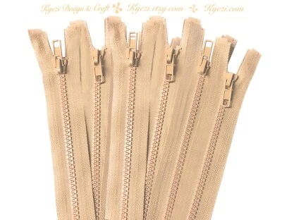 Cremallera separadora de plástico grueso de 5 - 25 piezas / calibre 5 - 24", 26", 28", 30", 32" Foto 1 de 2