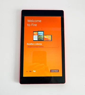 Amazon Fire HD 8 6th Generation Tablet 16GB, Wi-Fi, 8 Inch Tablet in Tangerine - Image 1 of 4