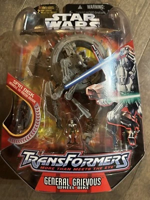 Hasbro Star Wars Transformers Crossover General Grievous Wheel Bike NEW Sealed - Image 1 of 2